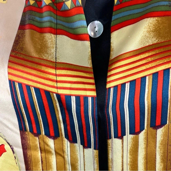 Vintage Spiegel Silk Button-up Blouse - Picture 15 of 15